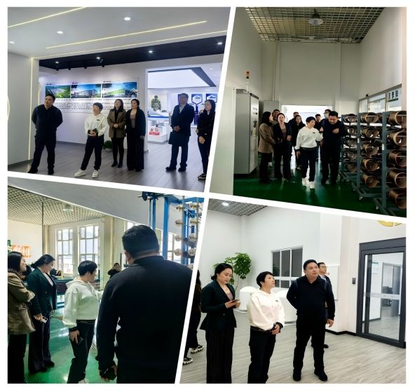 承德市科技局领导来我公司调研考察